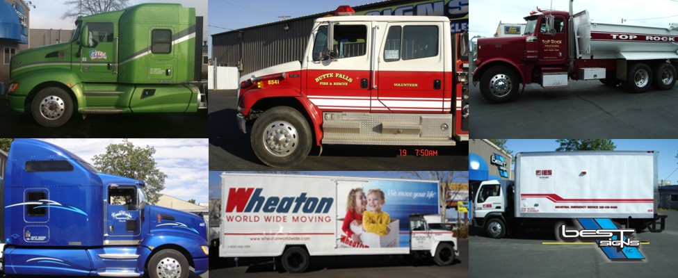 semi truck graphics decals outdoor medford oregon